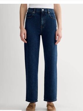 💙 Everlane Way High Jeans - Dark Blue